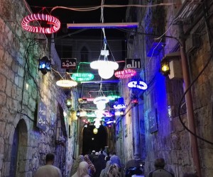 63. Jerusalem Old City Lights in Ramadan